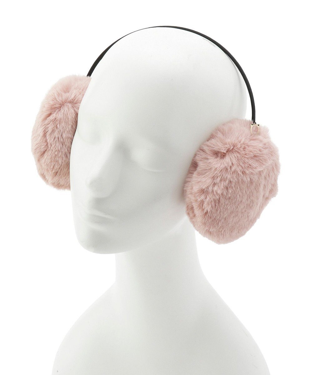 MOONBAT 【FUDGE11月号掲載】PAUL & JOE ACCESSOIRES ネコチャーム付フェイクファーイヤマフ（細アーム） 