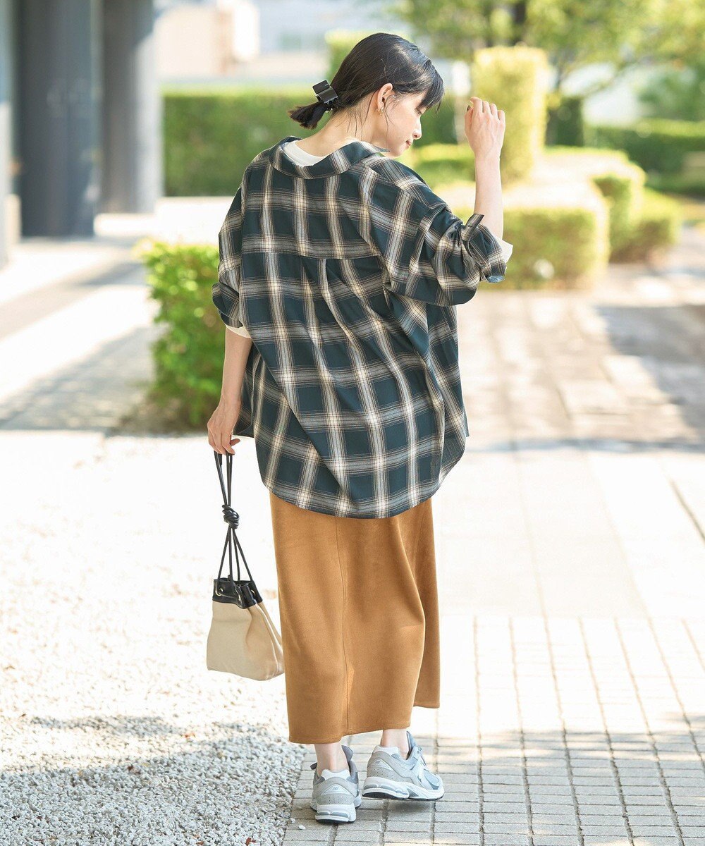 AMERICAN HOLIC ヌバック調スカート 