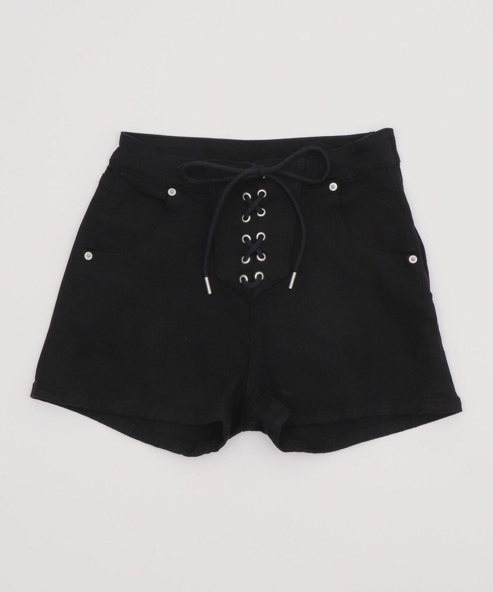 WEGO レースアップデニムショートパンツ 