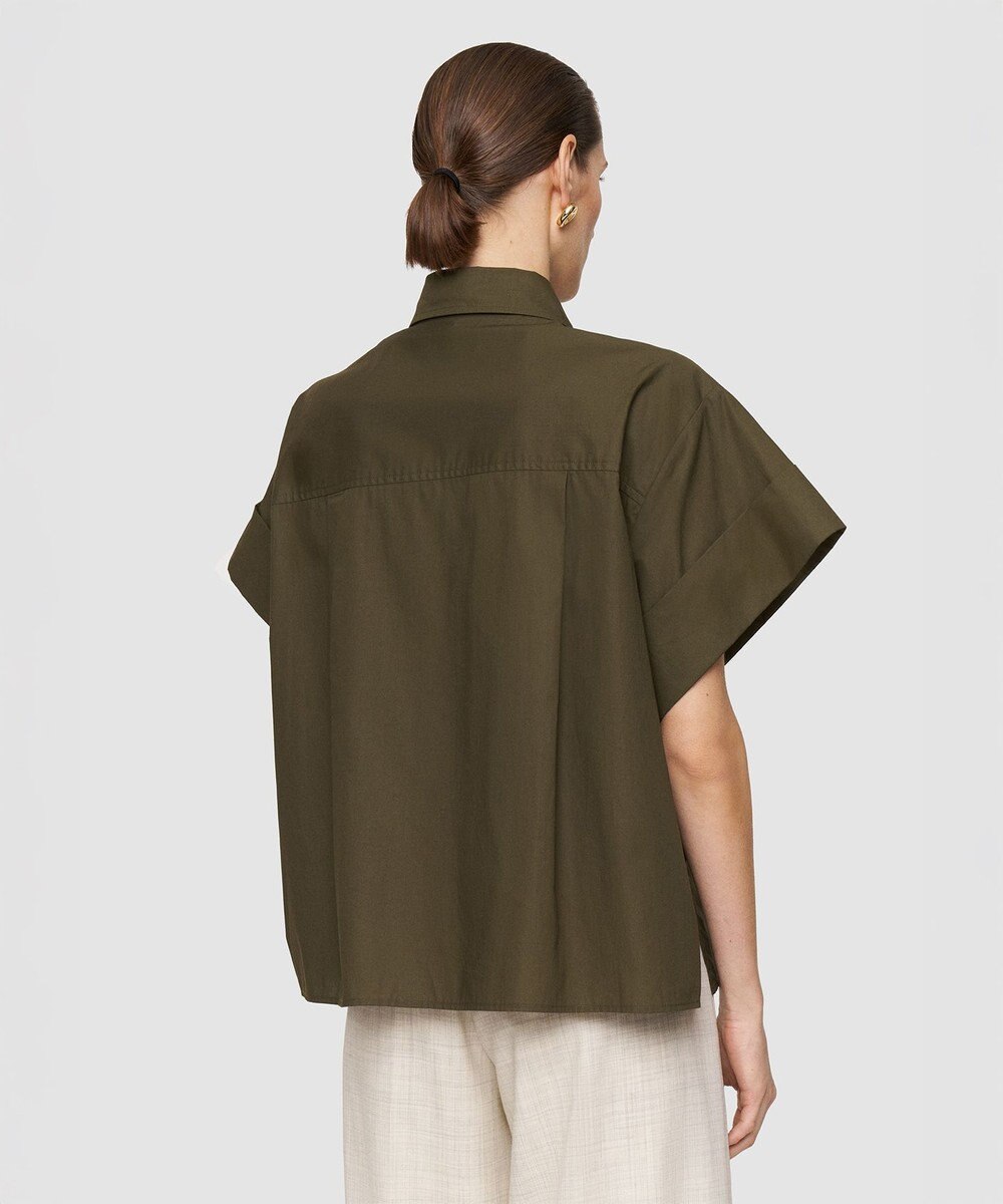 JOSEPH ポプリンコットン　ショートスリーブシャツ 