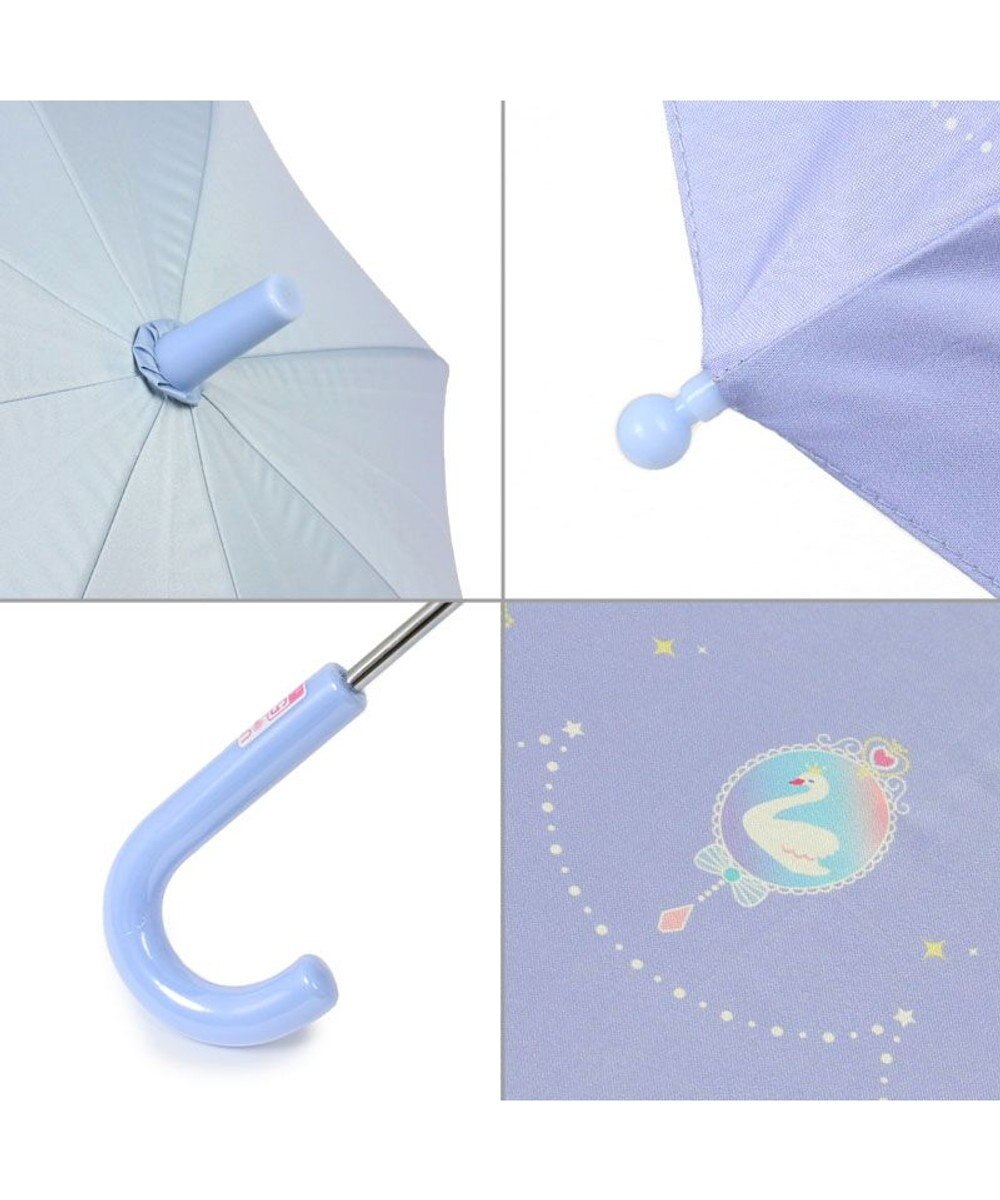 Mother garden マザーガーデン スワン 晴雨兼用傘 手動 長傘 50cm/55cm 