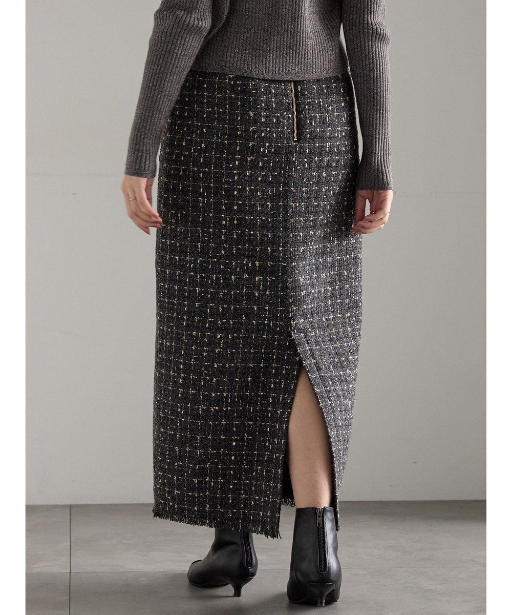 Te chichi ツィードロングナロースカート《2025winter catalog item》 