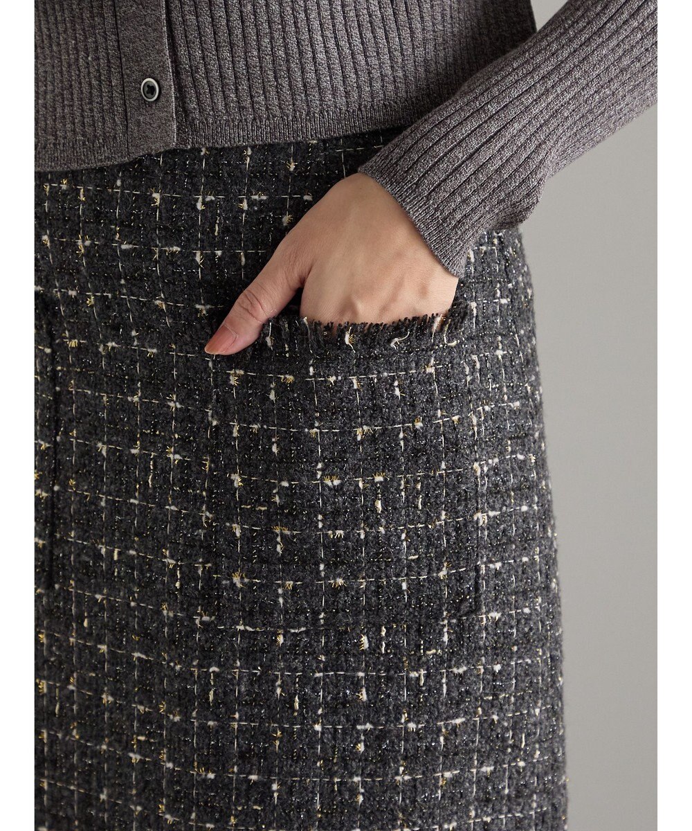Te chichi ツィードロングナロースカート《2025winter catalog item》 