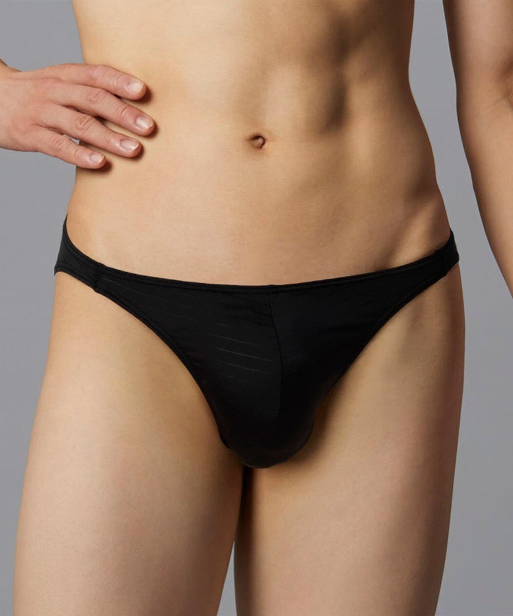 WACOAL MEN ブリーフ フロント立体設計 快適キープ 適度なフィット感 前閉じ ボーダー 下着 GF2401 /ブロス 