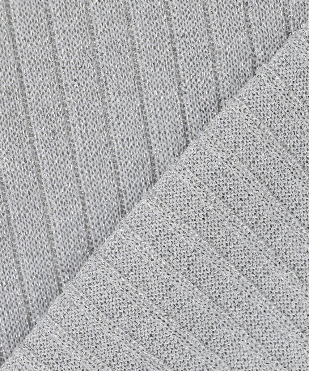 uncrave 【手洗い可】ラメ シアー クルーネック ニット（uncrave STANDARD） 