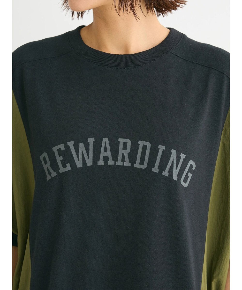 Green Parks ナイロンドッキングロゴチュニック 