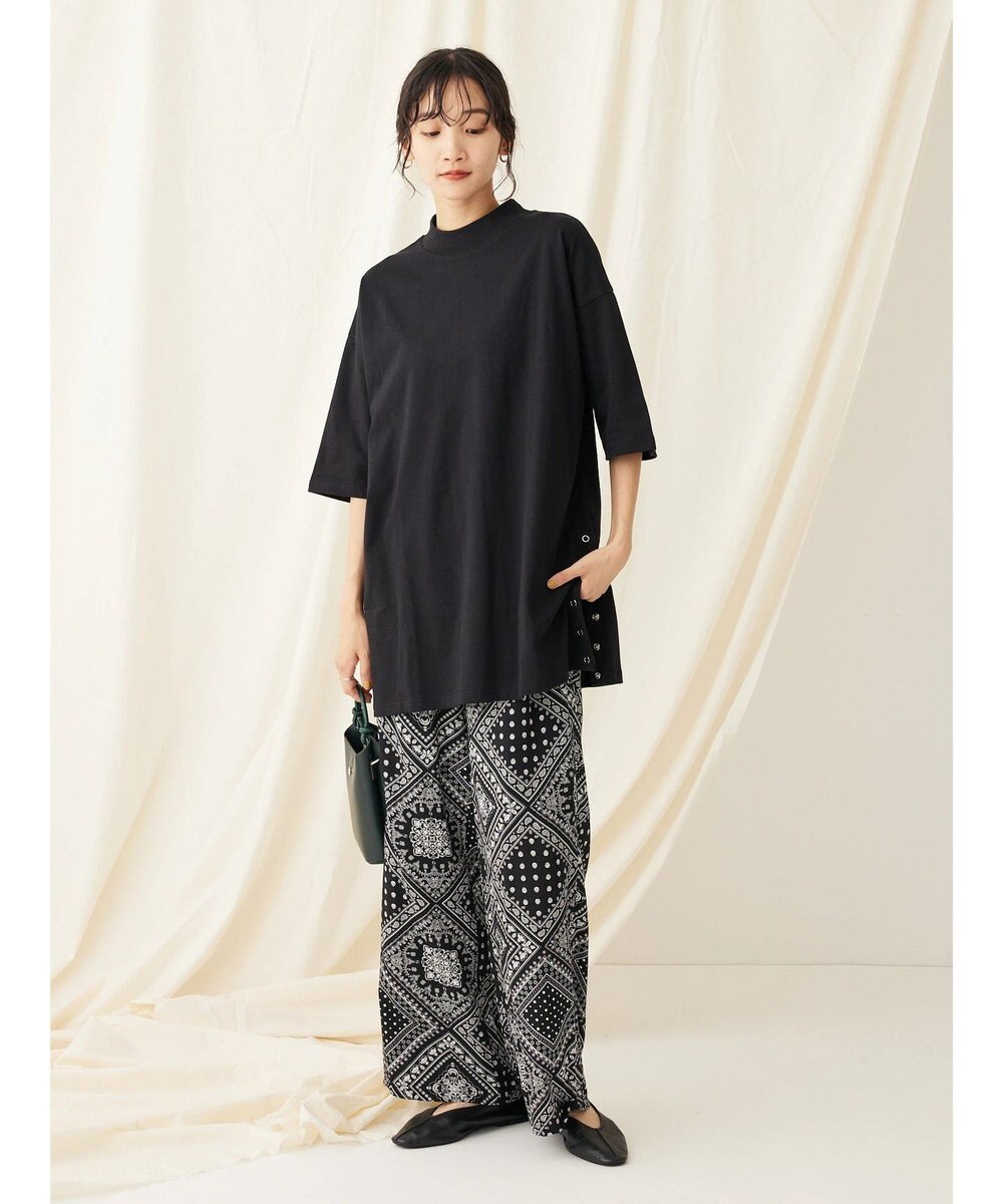 CRAFT STANDARD BOUTIQUE モックネックリングドットチュニック 