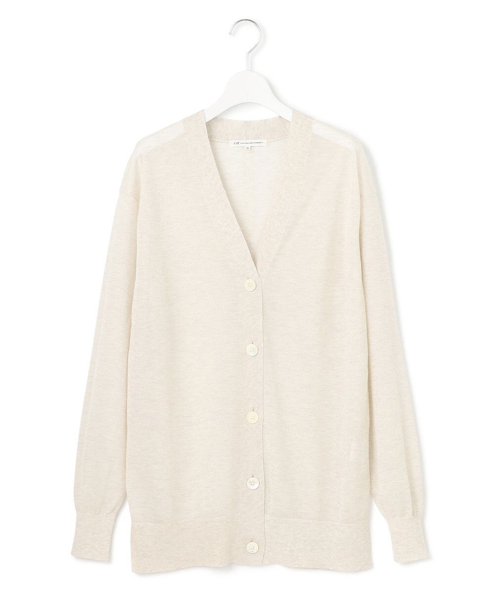 23区 【CanCam10月号掲載/CLASSY.10月号掲載】シャイニーシアー カーディガン 