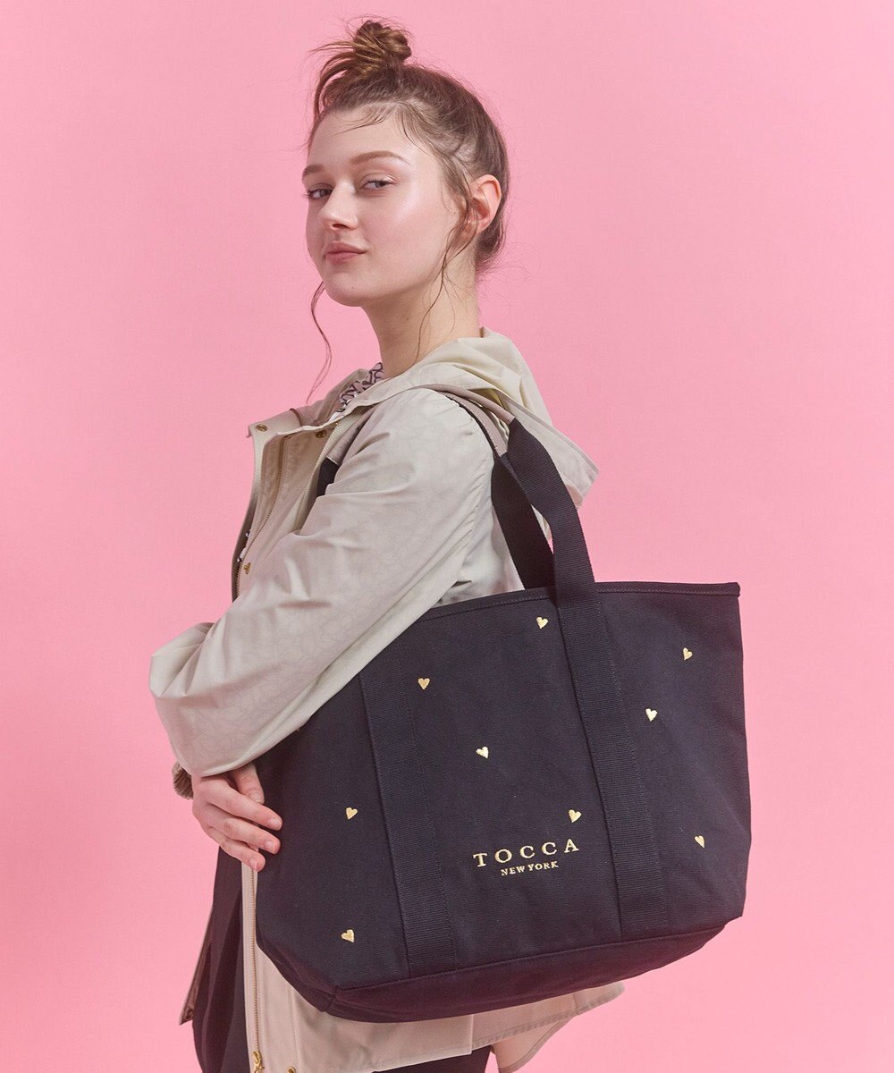 TOCCA 【chayさん着用・WEB＆一部店舗限定】LUCKY SHOWER TRAVELING TOTE トラベルキャンバストート 
