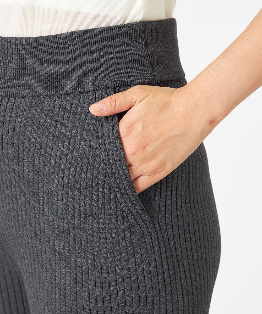 NAVE 【ReNAVE・手洗い可】スポンディッシュニットワイドリブパンツ 