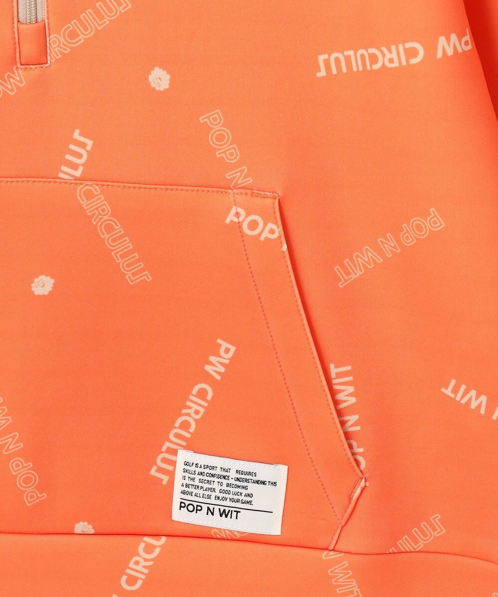 PW CIRCULUS 【 伸縮性あり 】【WOMEN】 LOGO ハーフジッププルオーバー 