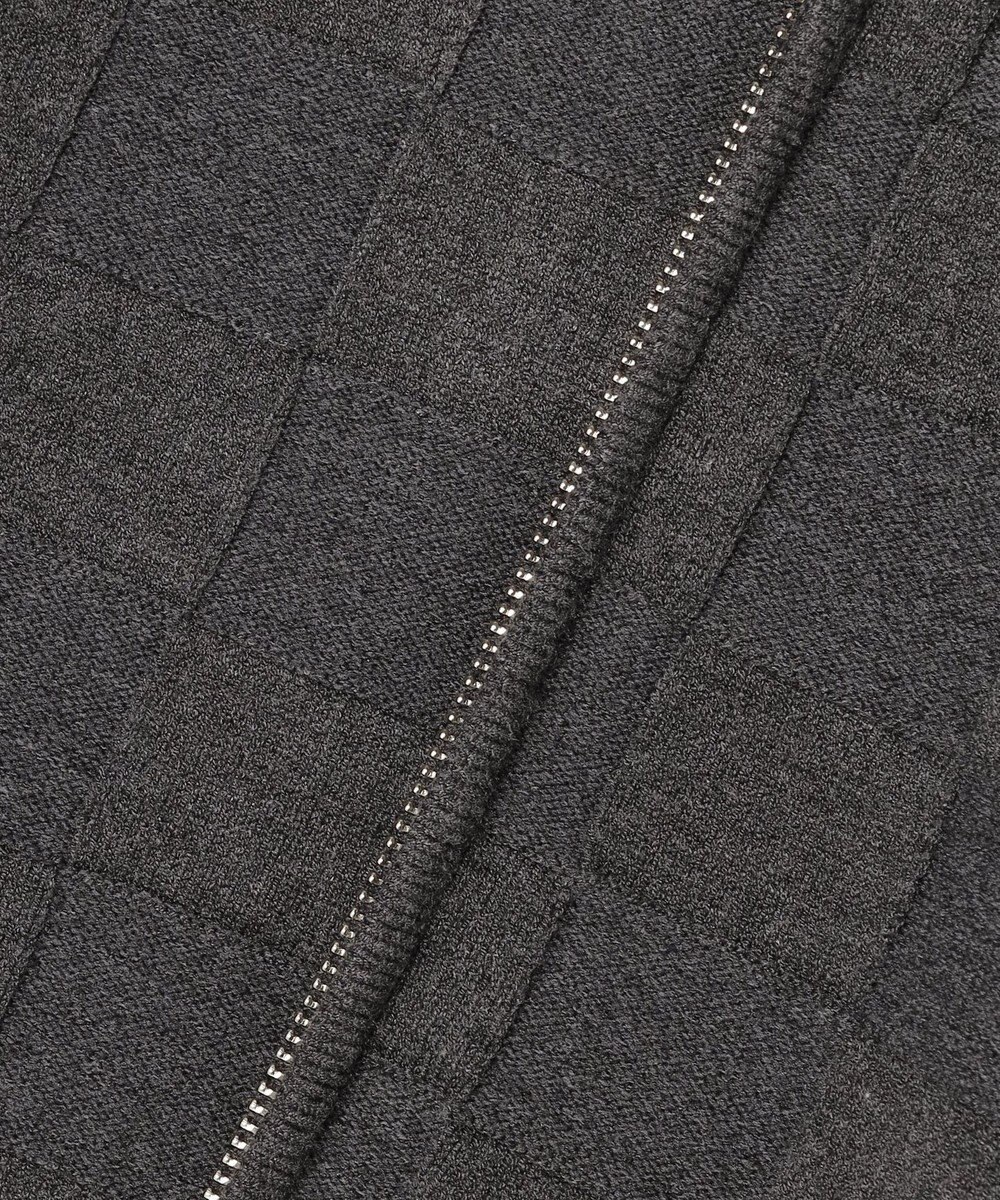 J.PRESS MEN 温かさと軽さの快適素材【ストレッチ / イージーケア】【FLEX YARN】リンクスフルジップ  ニットカーディガン 