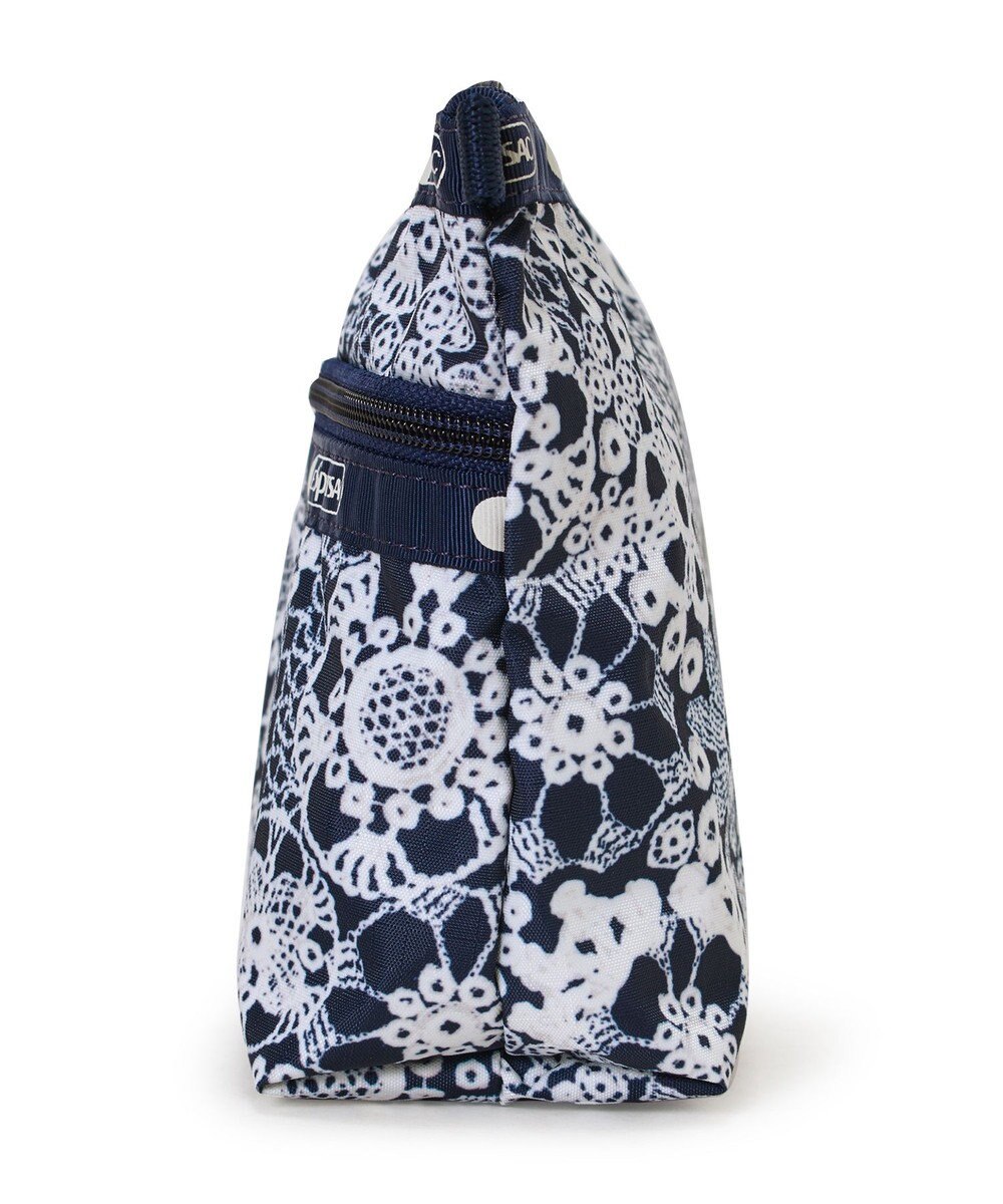 LeSportsac COSMETIC CLUTCH/フローラルレースネイビー 