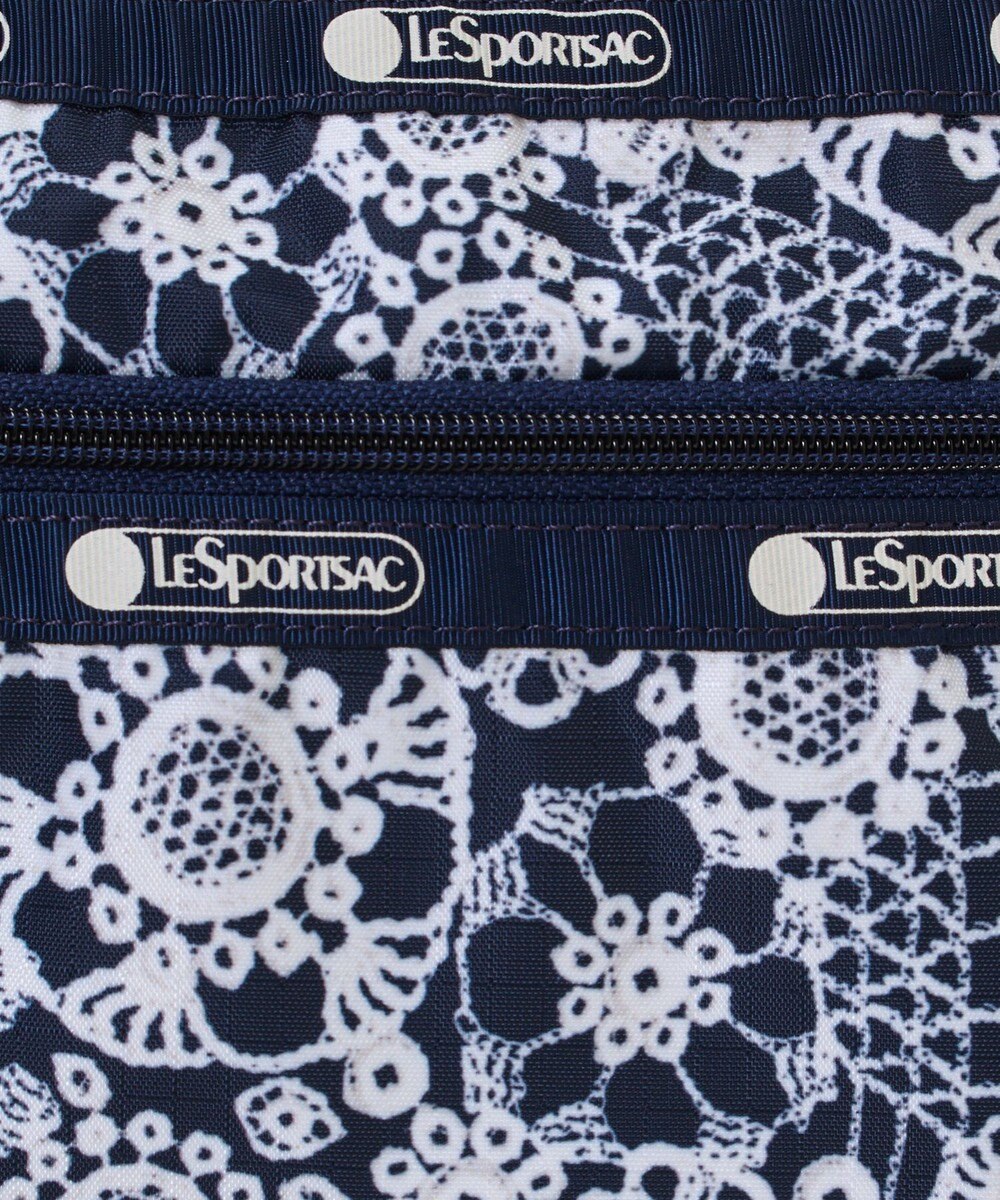 LeSportsac COSMETIC CLUTCH/フローラルレースネイビー 