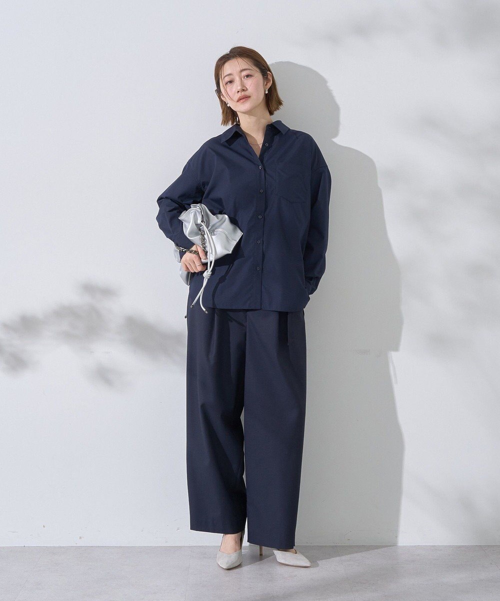 YECCA VECCA ベルト付きカーヴィーパンツ 