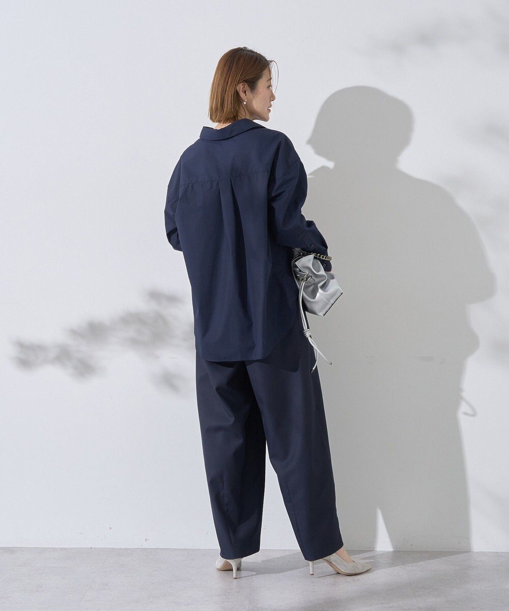 YECCA VECCA ベルト付きカーヴィーパンツ 