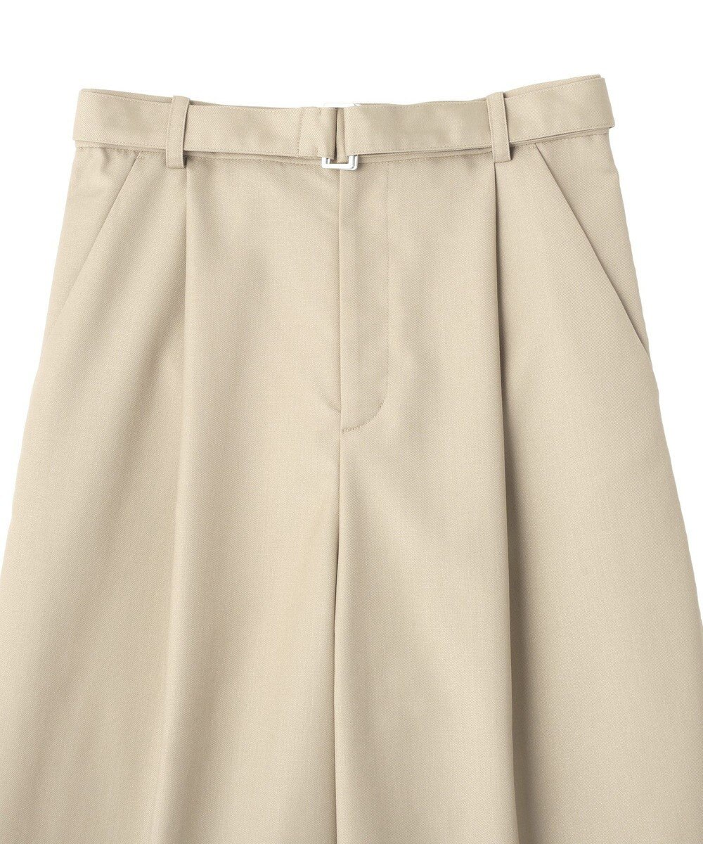 YECCA VECCA ベルト付きカーヴィーパンツ 