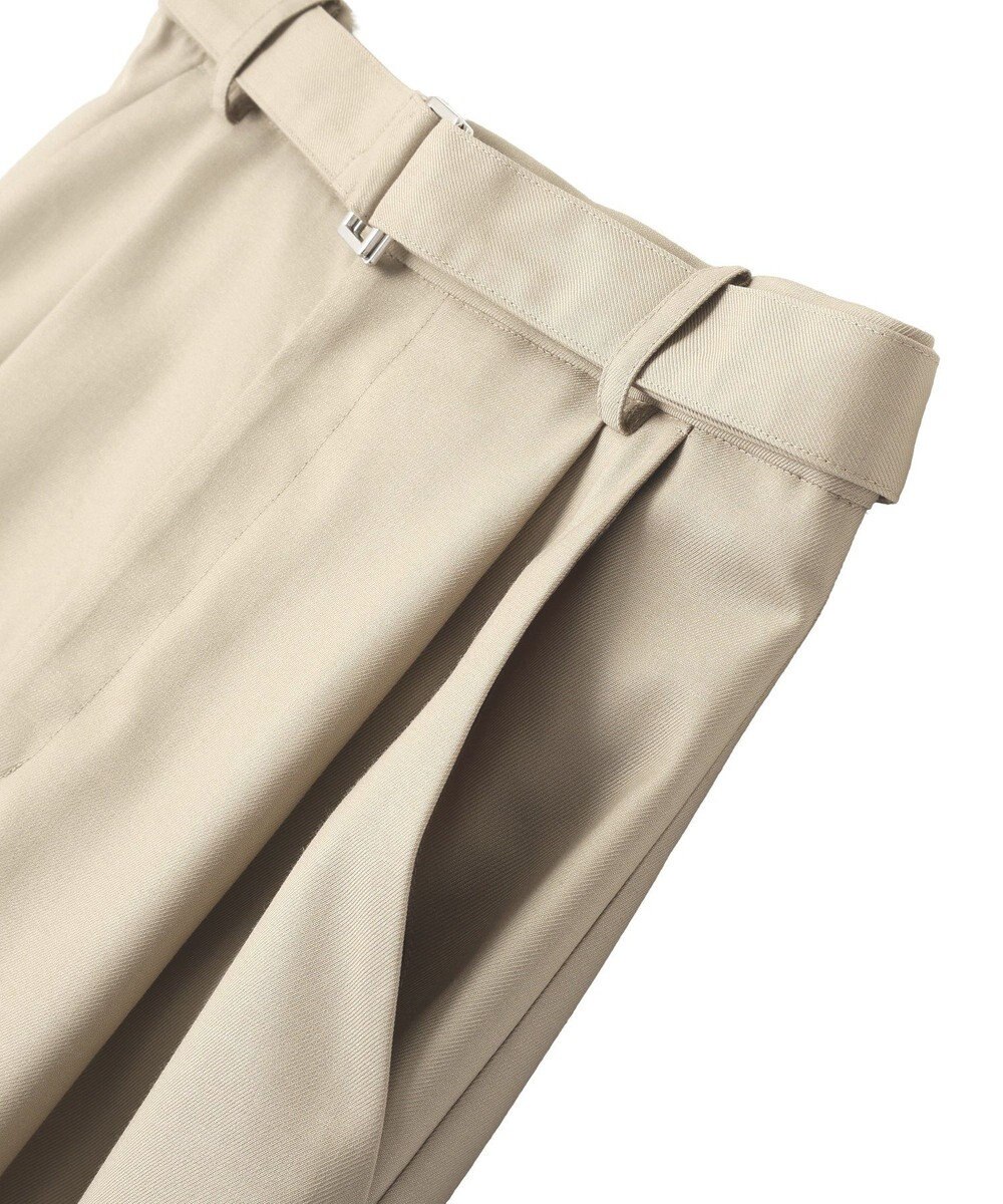 YECCA VECCA ベルト付きカーヴィーパンツ 