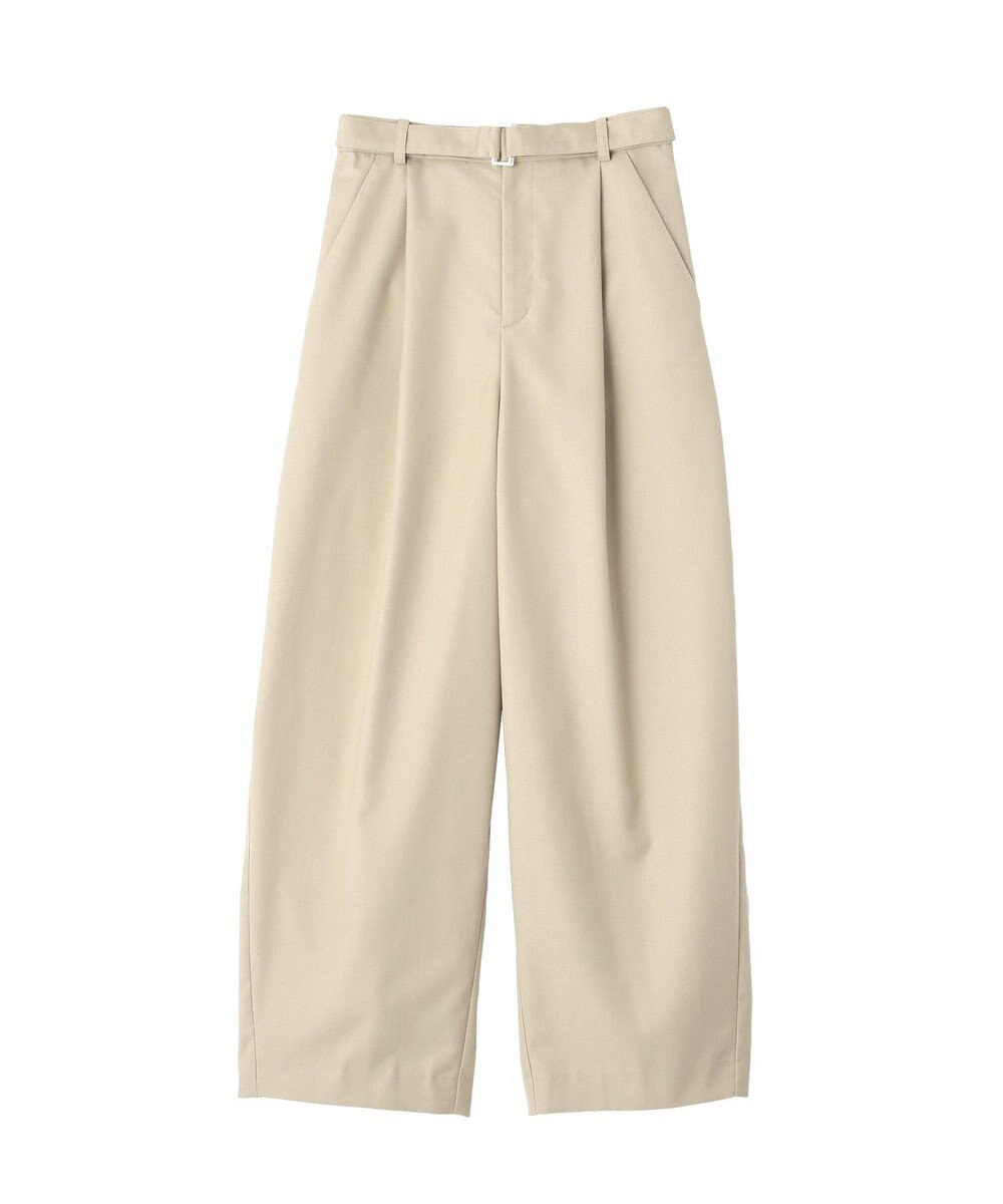 YECCA VECCA ベルト付きカーヴィーパンツ 