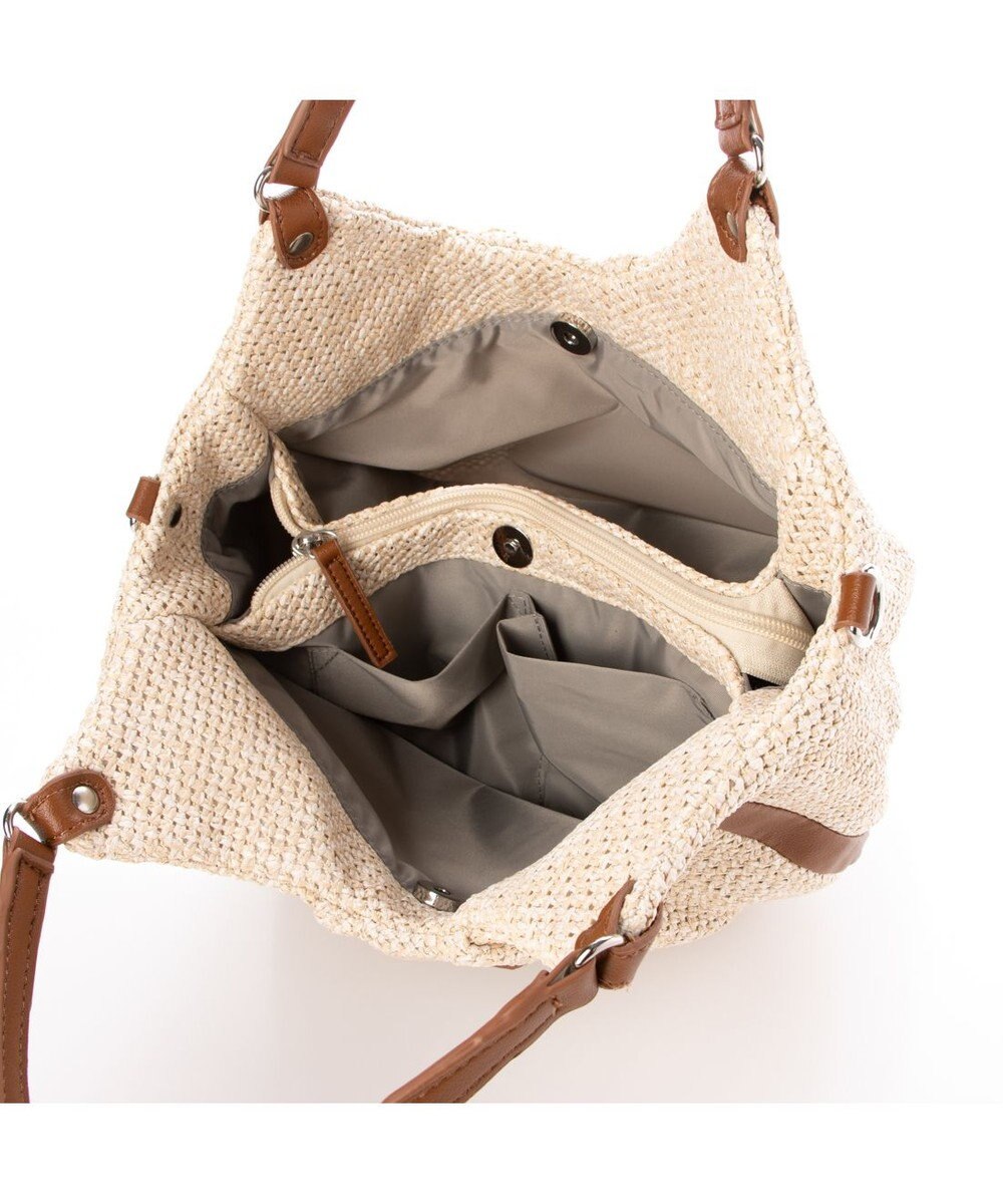 Y'SACCS ストロー風2wayトートバッグ 