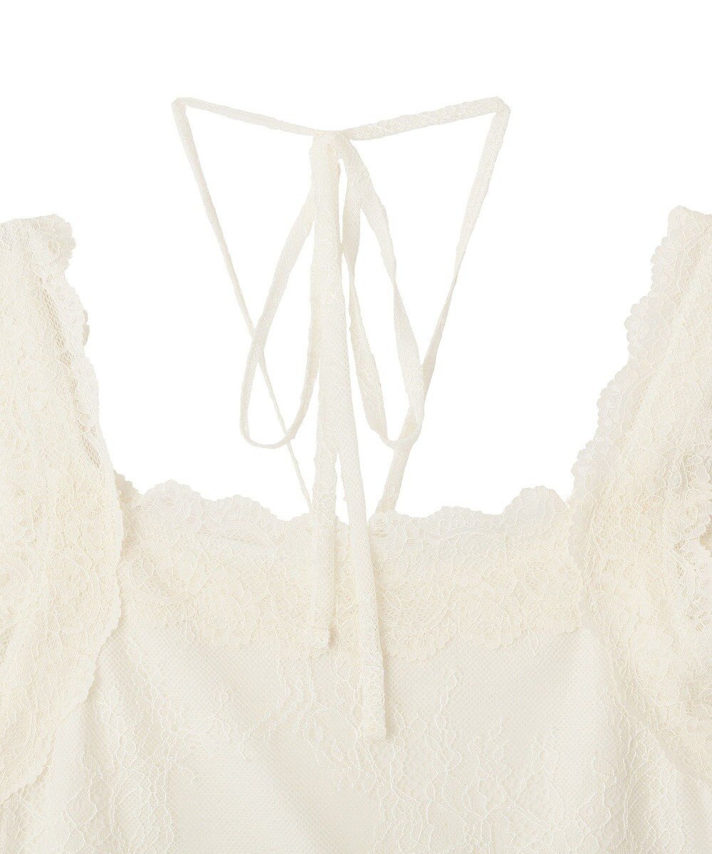 earth music&ecology 総レースホルターネックキャミソール 