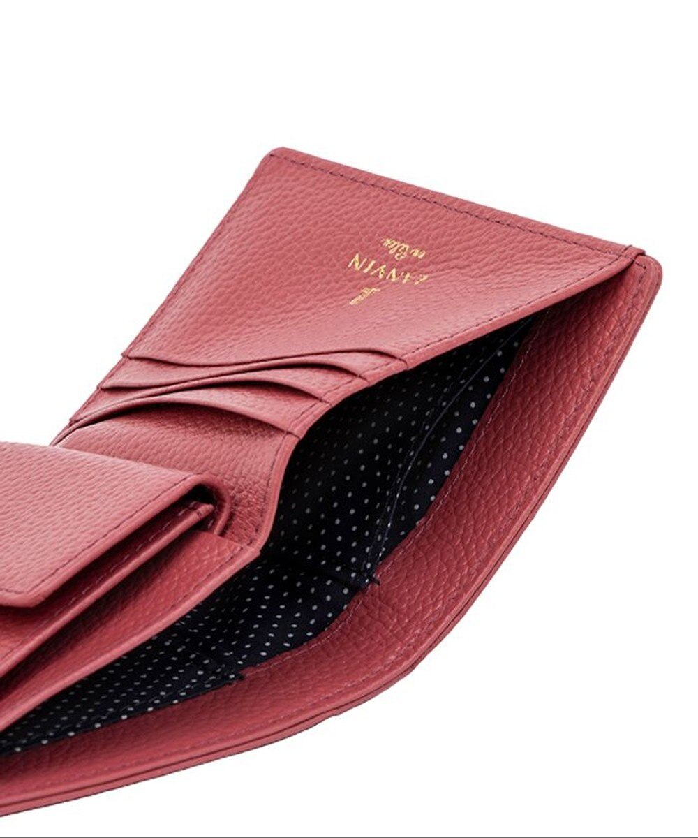 LANVIN en Bleu リュバン コンパクト二つ折り財布 