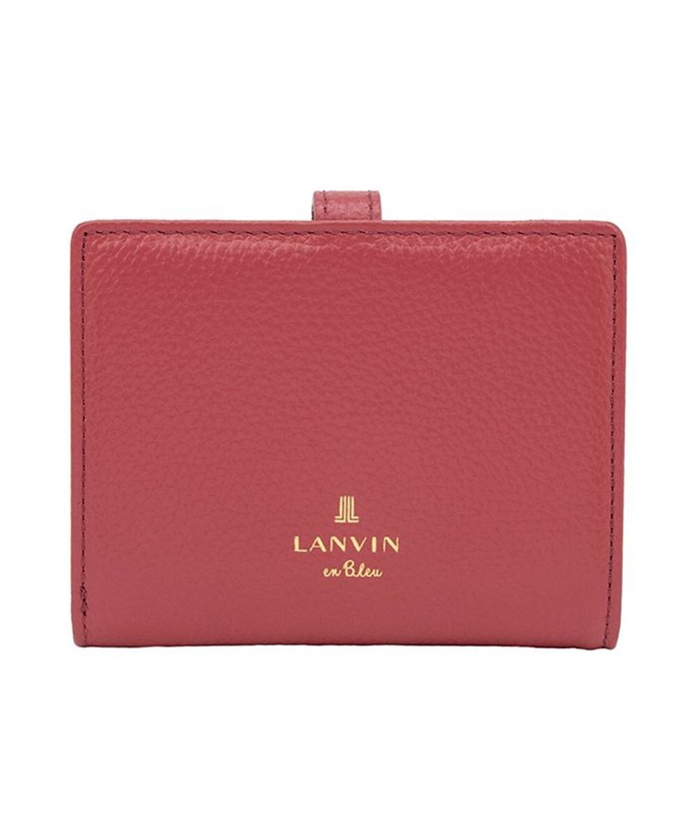 LANVIN en Bleu リュバン コンパクト二つ折り財布 