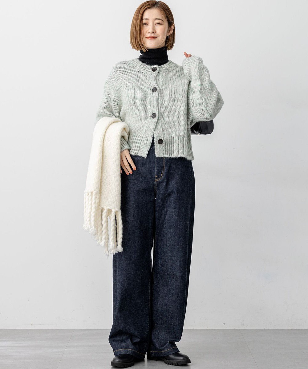 23区 L 【洗える】カラーミックス カーディガン 