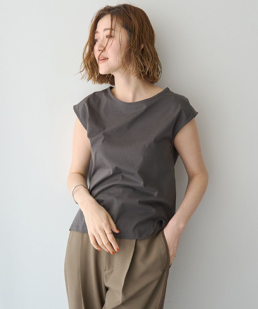 YECCA VECCA 【2点SET】刺繍メッシュキャミセットコットンTee 