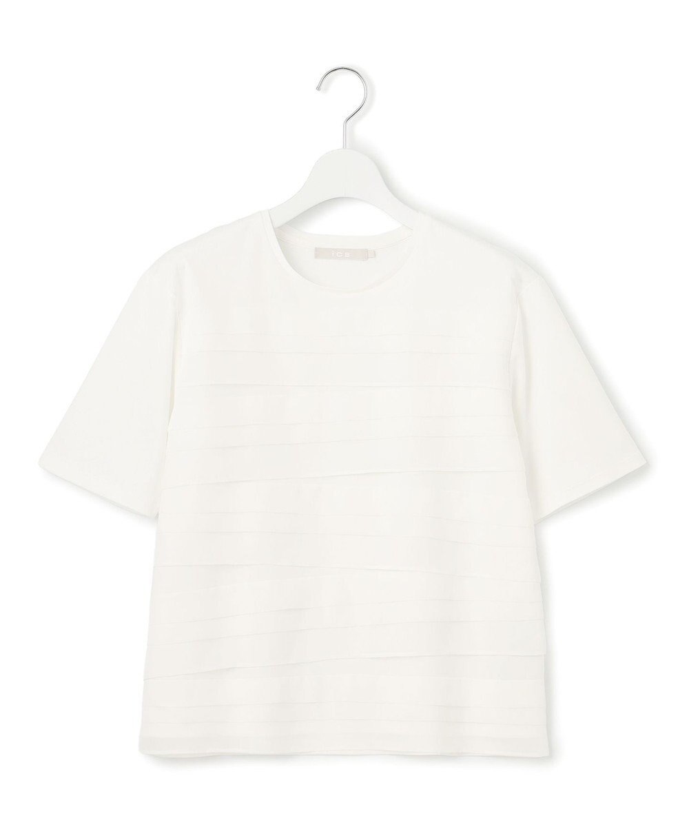 ICB シフォンコンビ ランダムタックカットソー 