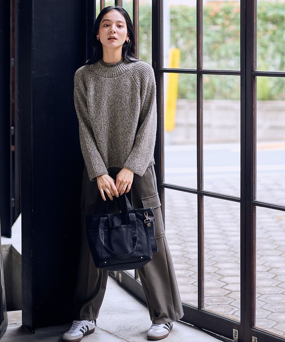 ANY L 【5色展開】バイカラーMIXニット 