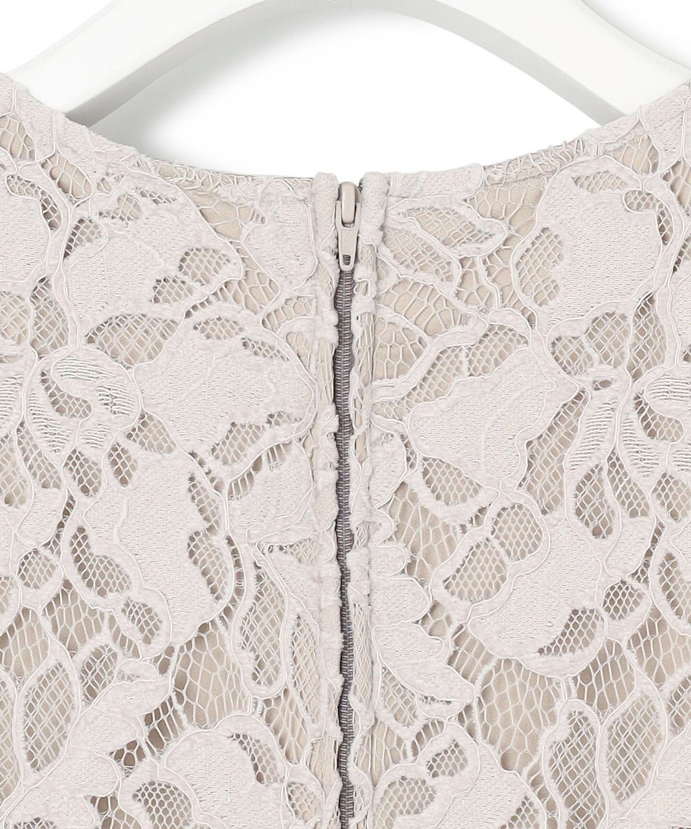 23区 【APPLAUDIR】モールラインフラワーレース ドレス 