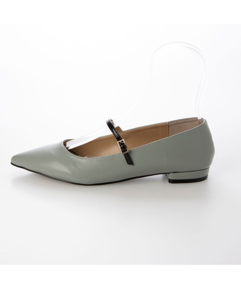 MODE ET JACOMO <carino>【レイン対応】配色ベルトメリージェーン 