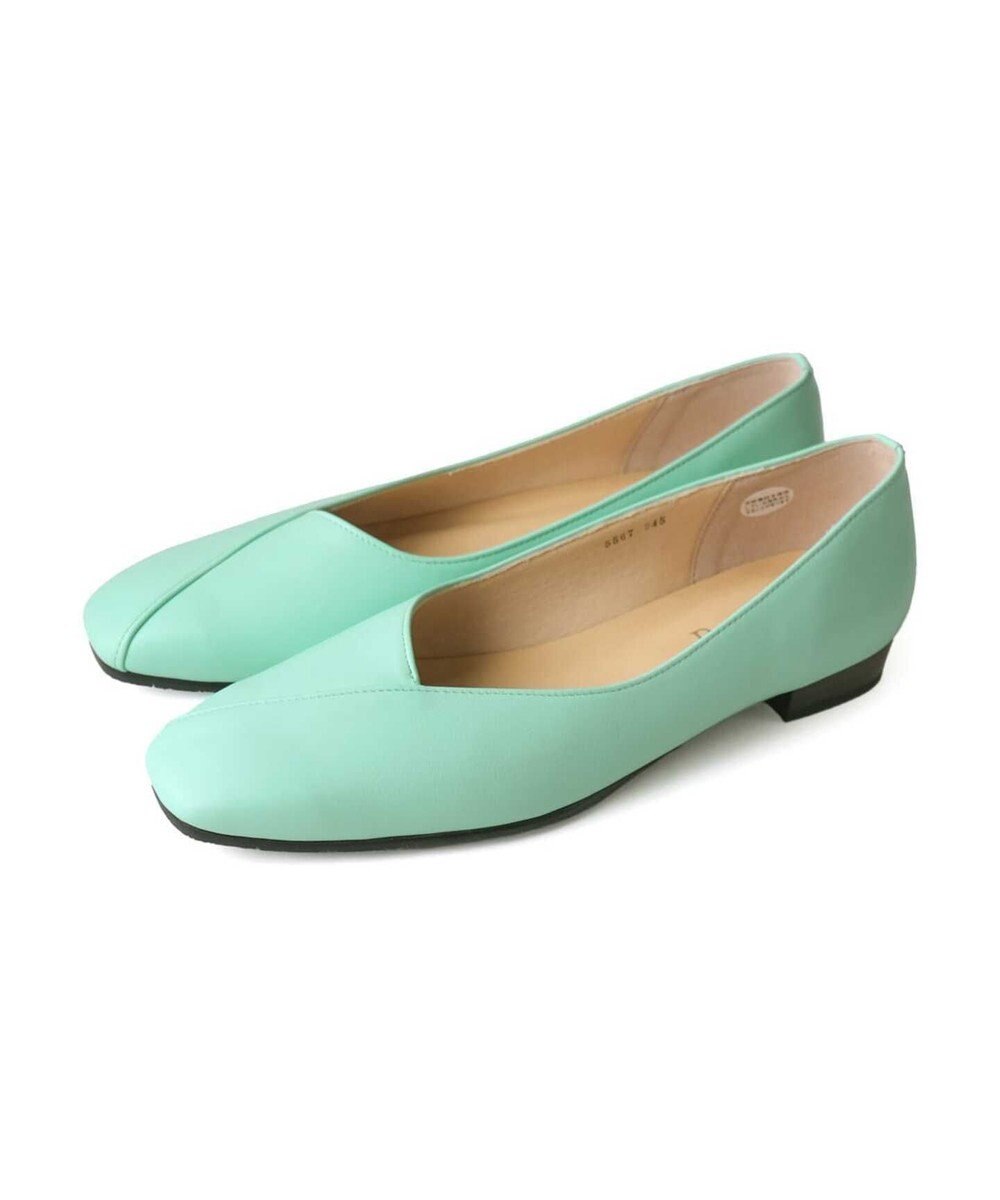 Pointer 日本製 本革Vカットパンプス 