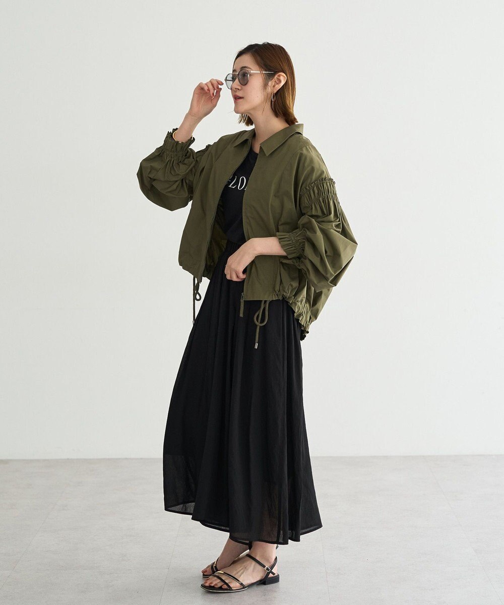 YECCA VECCA ドライタッチシアーキュロットパンツ 