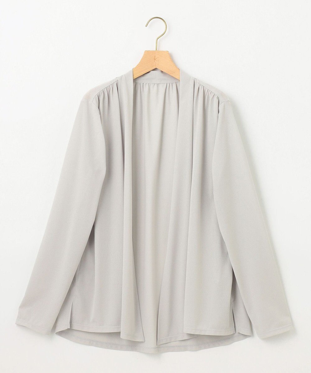 組曲 L 【冷房対策】パウダリージョーゼットカーディガン 