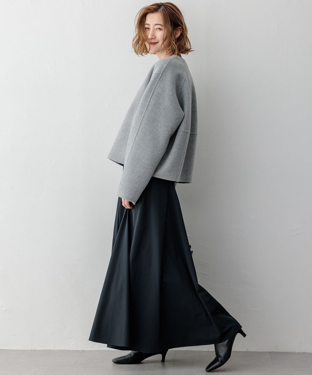 23区 【洗える】ストレッチタイプライター フレア スカート 