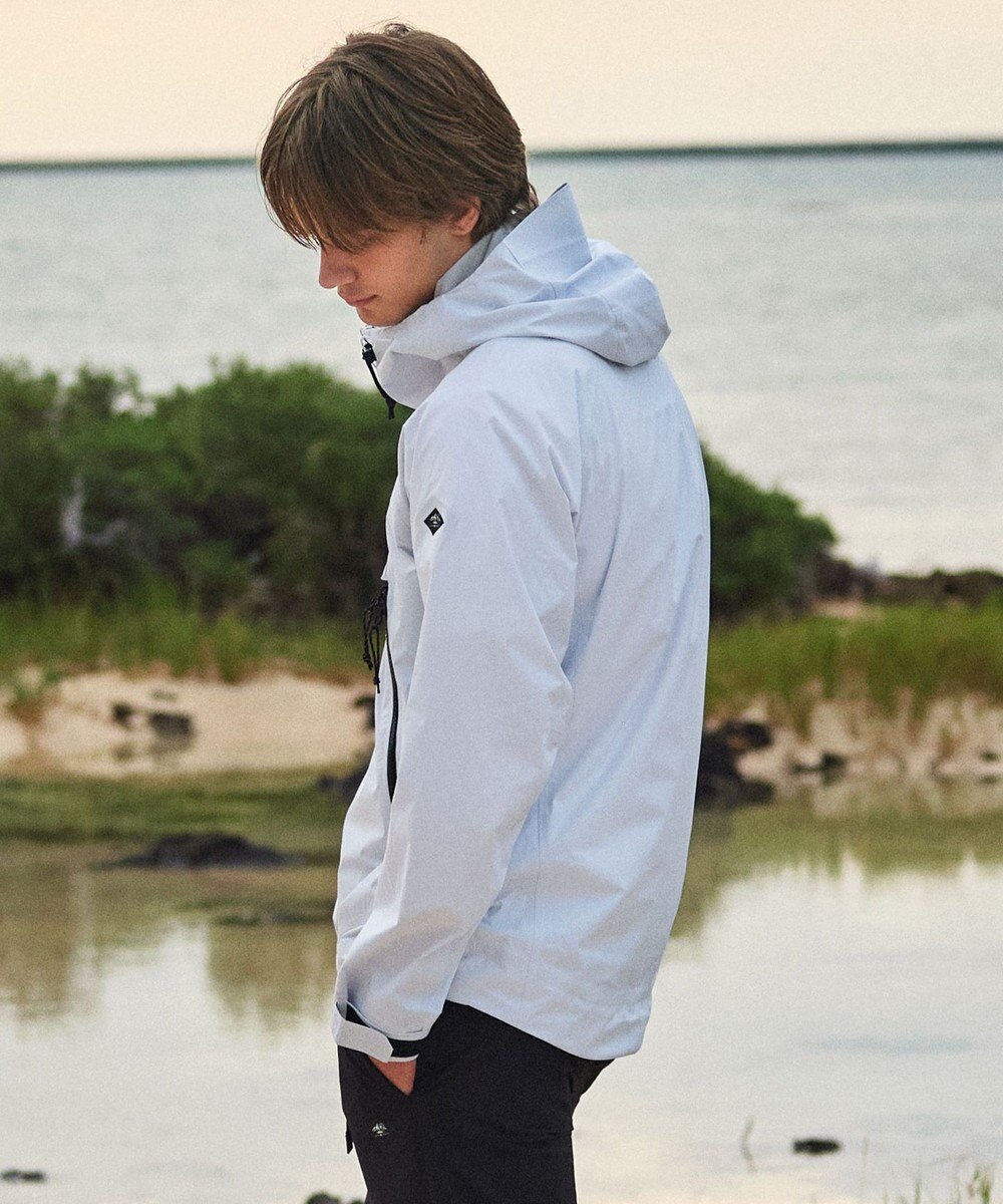 JOSEPH ABBOUD MOUNTAIN 【軽量/撥水/防風/透湿/ライナードッキング対応】ウルトラフライナイロン マウンテンシェルパーカー 