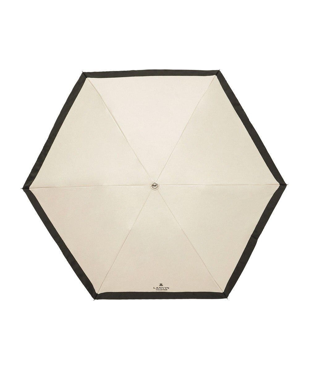 MOONBAT 【晴雨兼用日傘】ランバン コレクション（LANVIN COLLECTION） 折りたたみ日傘 グログランリボン 