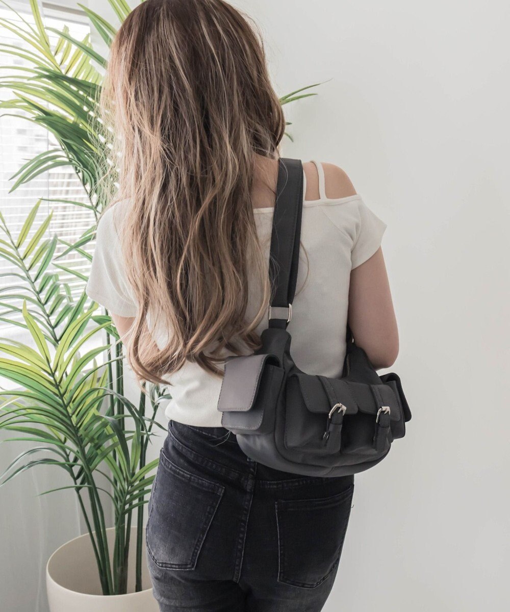 WEGO 金具デザインポケットショルダー 