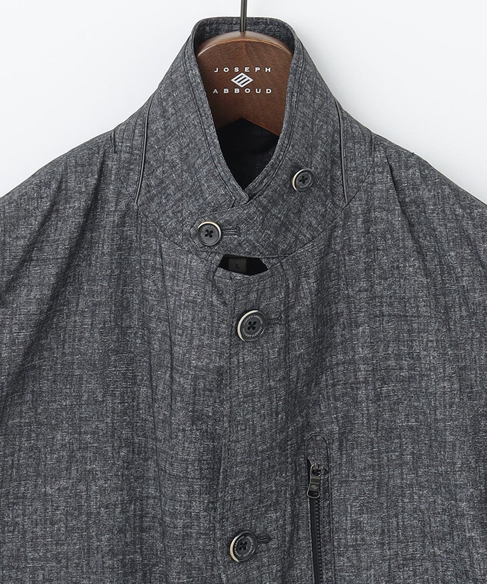 JOSEPH ABBOUD 【キングサイズ・軽量・撥水加工】メランジストレッチジャケットブルゾン 