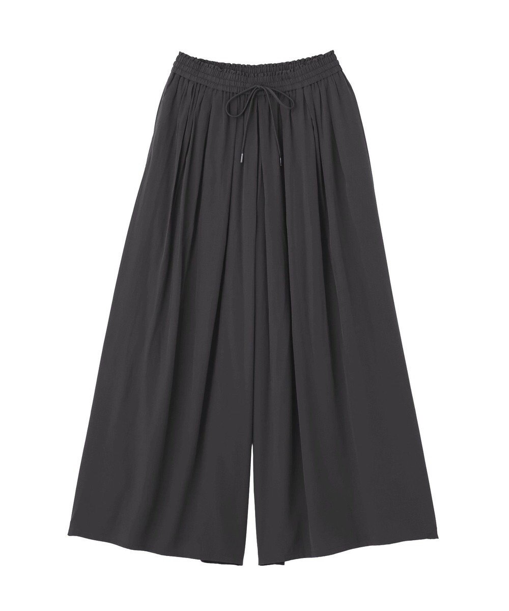 YECCA VECCA 【セットアップ可能】シルキータックワイドパンツ 