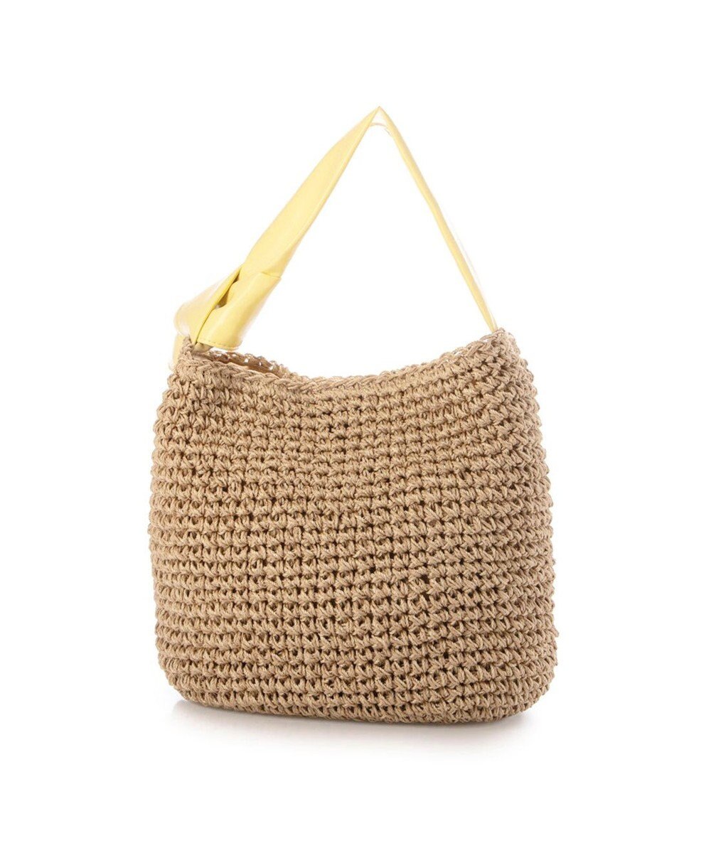 UNBILLION カシュカシュ cachecache / リボンハンドルクロッシェミニトート 