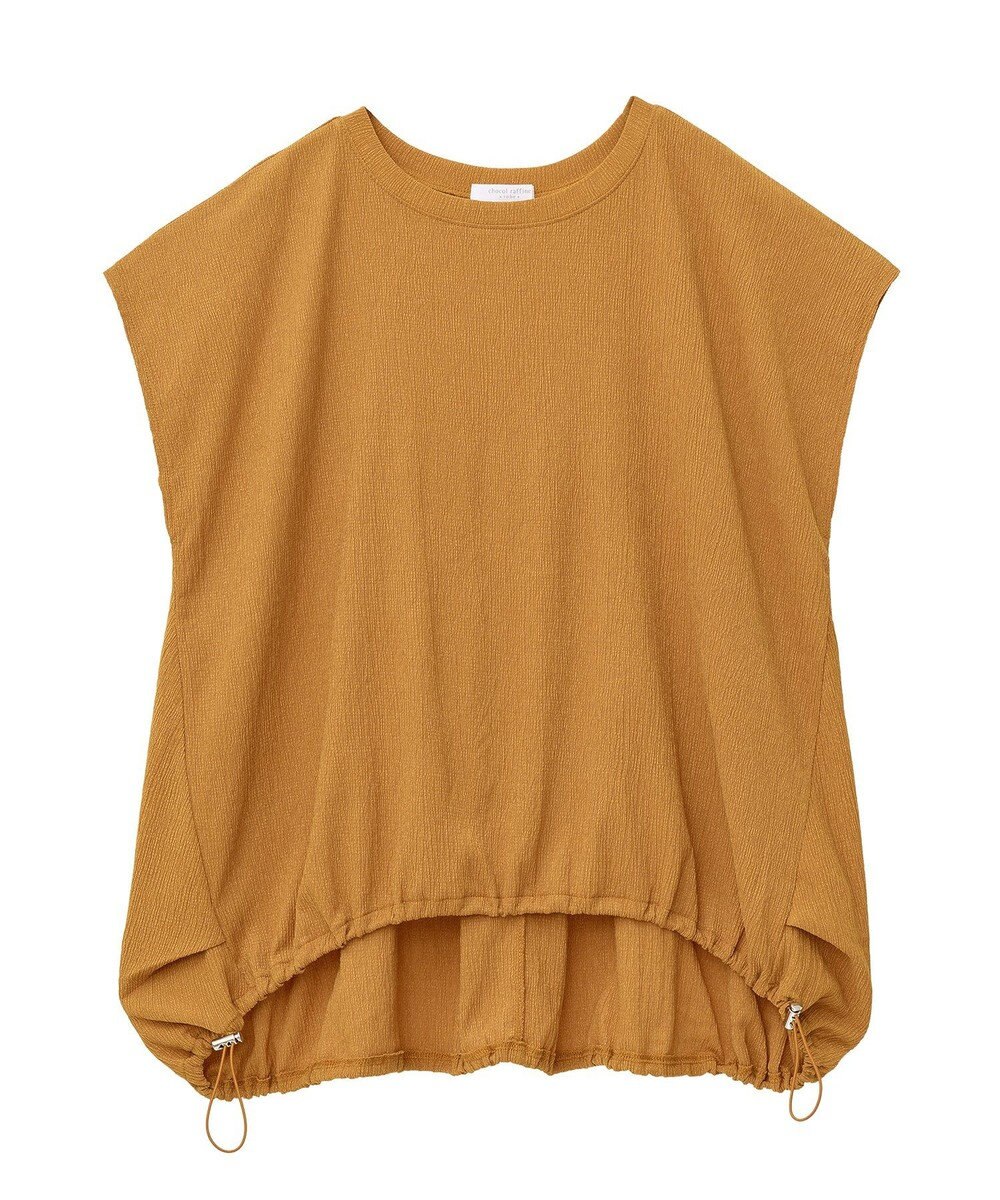 Green Parks 表面カット裾ドロストプルオーバー 