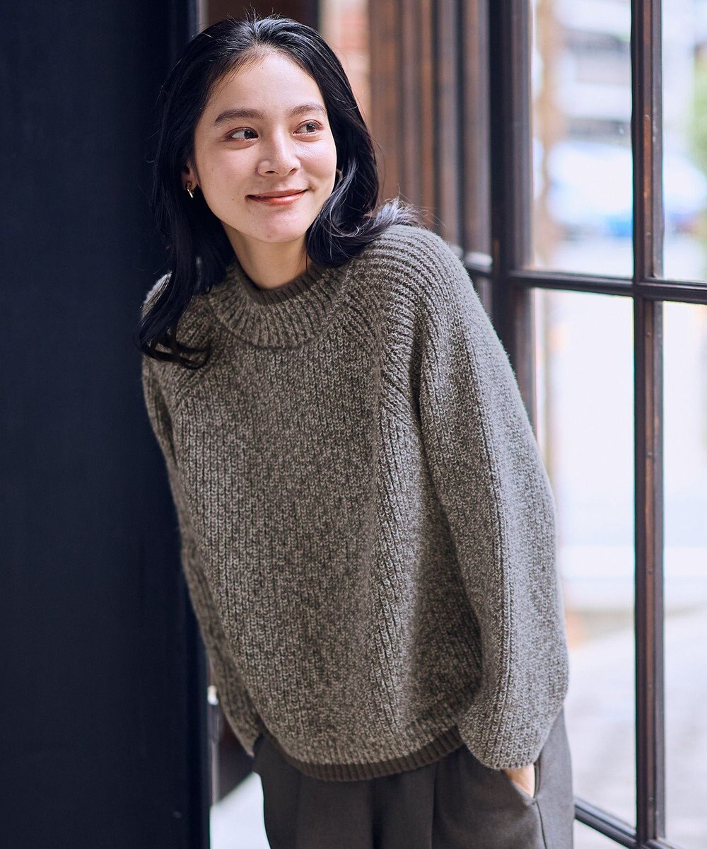 ANY L 【5色展開】バイカラーMIXニット 