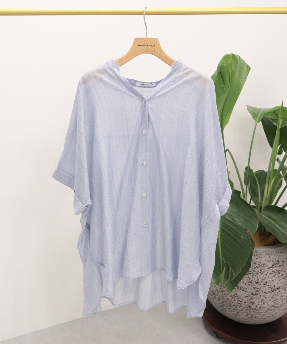 AMERICAN HOLIC スキッパードルマンビッグシャツ 