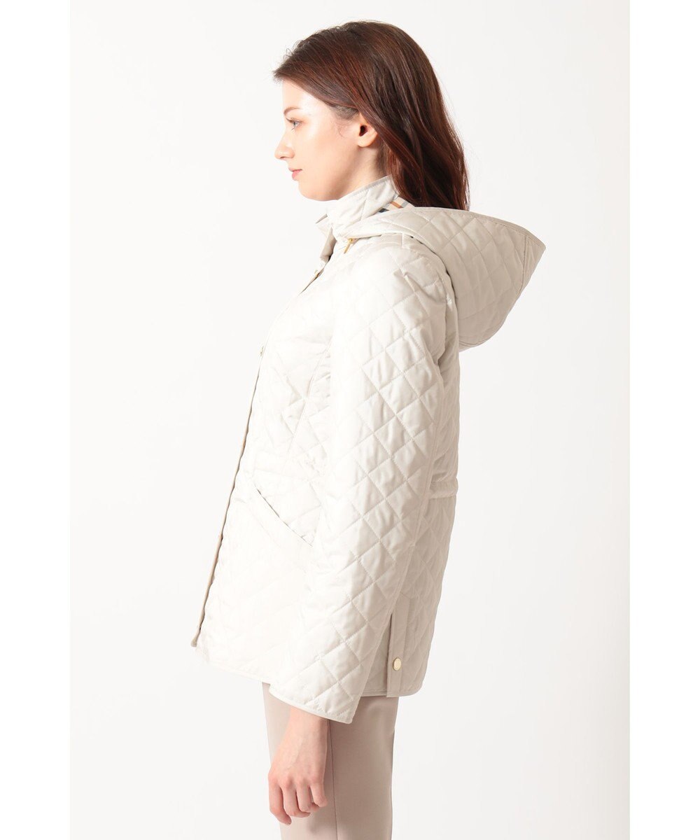 DAKS ライトウェイト フーデッドキルティングブルゾン 