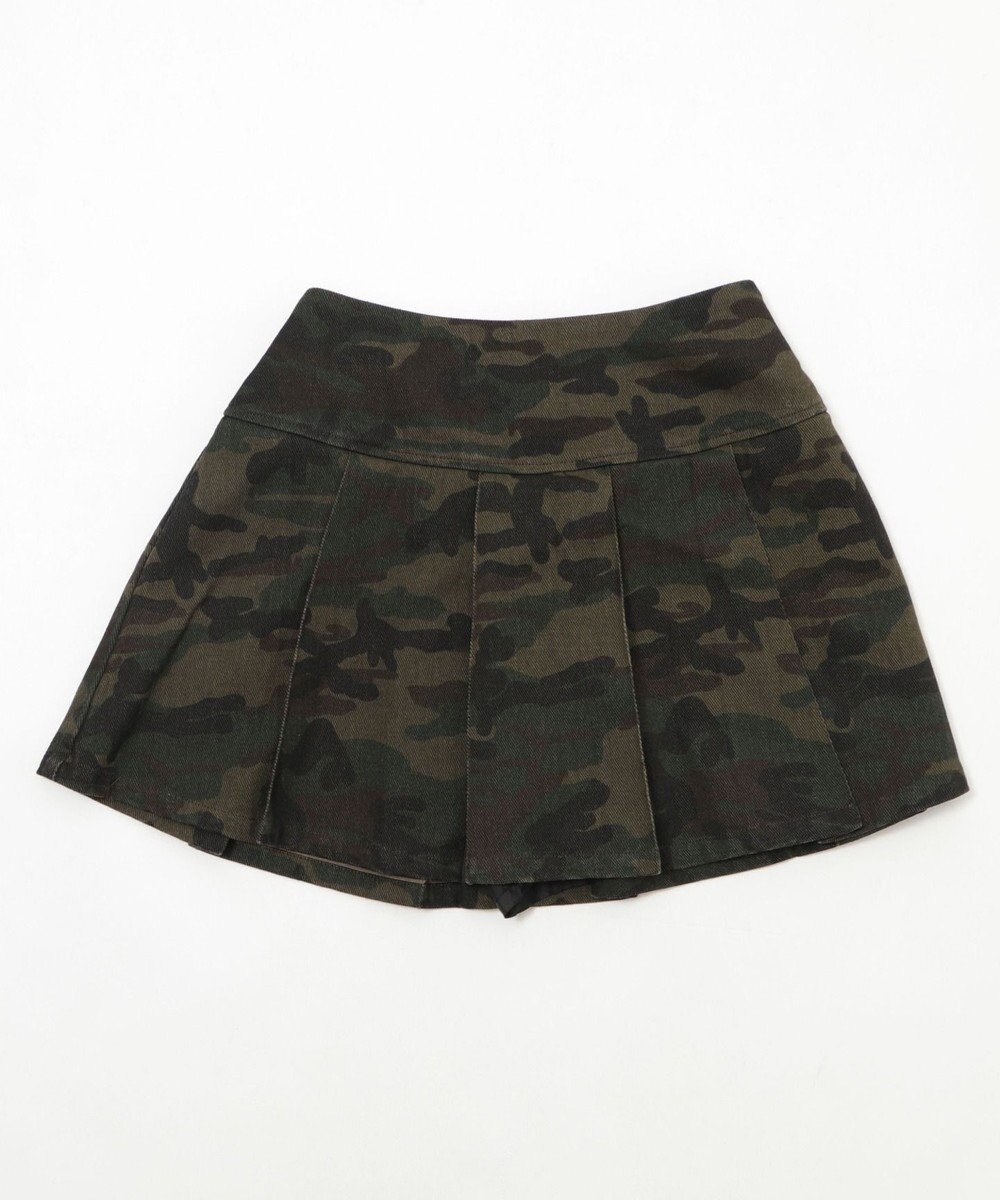 WEGO カモフラプリーツスカパン 