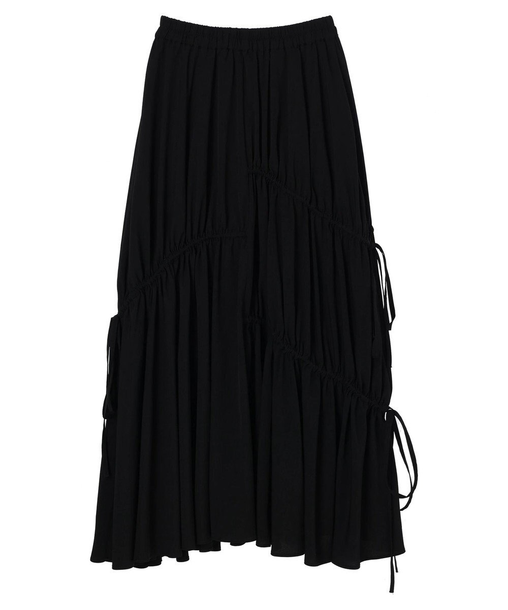 earth music&ecology ドロストギャザーフレアスカート 