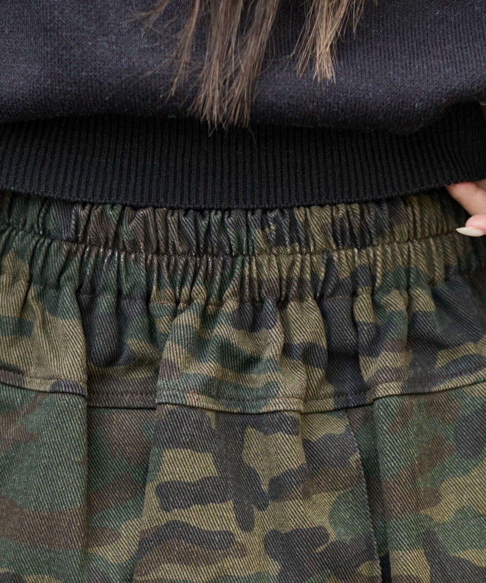 WEGO カモフラプリーツスカパン 